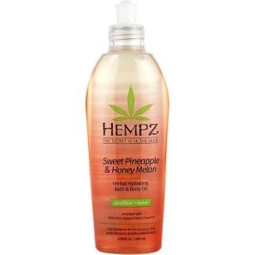 HEMPZ by Hempz Sweet Pineapple & Honey Melon Hydrating Bath & Body Oil --200ml/6.76oz