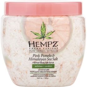 HEMPZ by Hempz Fresh Fusions Pink Pomelo & Himalayan Sea Salt Herbal Body Salt Scrub --155g/5.47oz