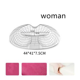 Seat Cushion Pillow for Office Memory Foam (Option: Rose Red-Crystal-Woman)