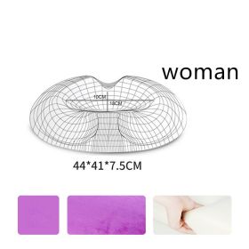 Seat Cushion Pillow for Office Memory Foam (Option: Purple-Crystal-Woman)