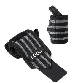 GYM Wrist Strap Brace (Color: Black)